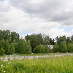 Панорама центральной части поселка Малое Сареево
